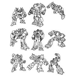 Coloring page: Transformers (Superheroes) #75083 - Free Printable Coloring Pages