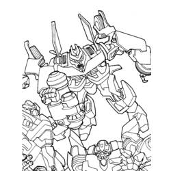 Coloring page: Transformers (Superheroes) #75093 - Free Printable Coloring Pages