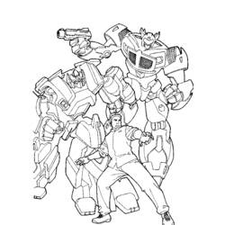 Coloring page: Transformers (Superheroes) #75105 - Free Printable Coloring Pages