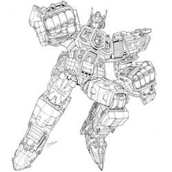 Coloring page: Transformers (Superheroes) #75127 - Free Printable Coloring Pages