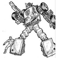 Coloring page: Transformers (Superheroes) #75131 - Free Printable Coloring Pages