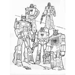 Coloring page: Transformers (Superheroes) #75204 - Free Printable Coloring Pages