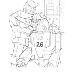 Coloring page: Transformers (Superheroes) #75241 - Free Printable Coloring Pages