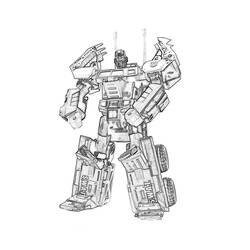 Coloring page: Transformers (Superheroes) #75243 - Free Printable Coloring Pages