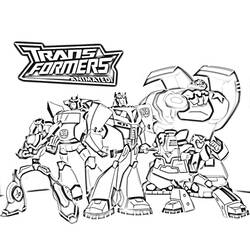 Coloring page: Transformers (Superheroes) #75269 - Printable coloring pages