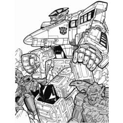 Coloring page: Transformers (Superheroes) #75290 - Free Printable Coloring Pages