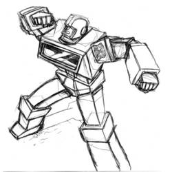 Coloring page: Transformers (Superheroes) #75306 - Free Printable Coloring Pages