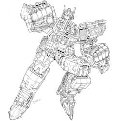 Coloring page: Transformers (Superheroes) #75319 - Free Printable Coloring Pages