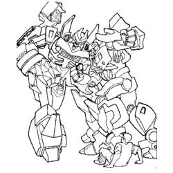 Coloring page: Transformers (Superheroes) #75346 - Free Printable Coloring Pages