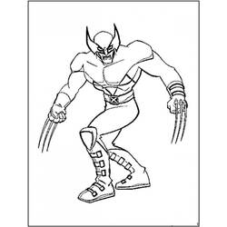 Coloring page: Wolverine (Superheroes) #74846 - Printable coloring pages