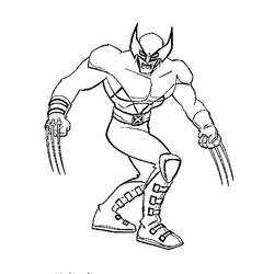 Coloring page: Wolverine (Superheroes) #74864 - Printable coloring pages