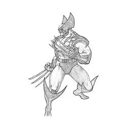 Coloring page: Wolverine (Superheroes) #74872 - Free Printable Coloring Pages