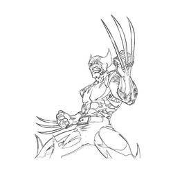 Coloring page: Wolverine (Superheroes) #74905 - Free Printable Coloring Pages
