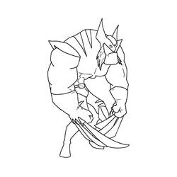 Coloring page: Wolverine (Superheroes) #74909 - Free Printable Coloring Pages