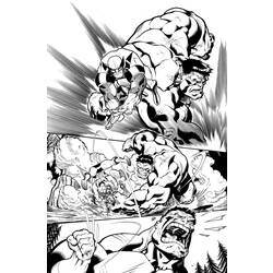 Coloring page: Wolverine (Superheroes) #74916 - Free Printable Coloring Pages