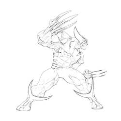 Coloring page: Wolverine (Superheroes) #74933 - Free Printable Coloring Pages