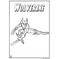 Coloring page: Wolverine (Superheroes) #74950 - Free Printable Coloring Pages