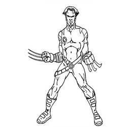 Coloring page: Wolverine (Superheroes) #74962 - Free Printable Coloring Pages