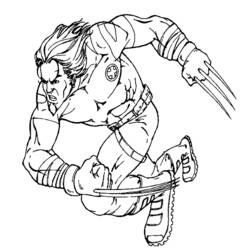 Coloring page: Wolverine (Superheroes) #75020 - Free Printable Coloring Pages