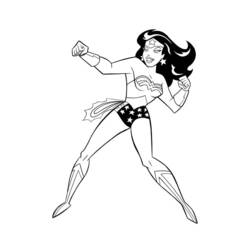 Coloring page: Wonder Woman (Superheroes) #74558 - Free Printable Coloring Pages