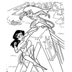 Coloring page: Wonder Woman (Superheroes) #74576 - Free Printable Coloring Pages
