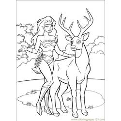 Coloring page: Wonder Woman (Superheroes) #74578 - Free Printable Coloring Pages