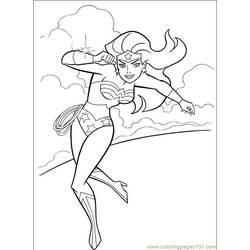 Coloring page: Wonder Woman (Superheroes) #74606 - Free Printable Coloring Pages