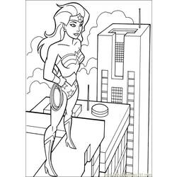 Coloring page: Wonder Woman (Superheroes) #74611 - Free Printable Coloring Pages