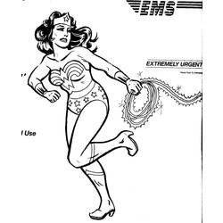 Coloring page: Wonder Woman (Superheroes) #74641 - Free Printable Coloring Pages