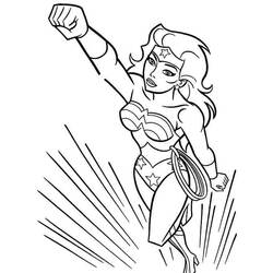Coloring page: Wonder Woman (Superheroes) #74674 - Printable coloring pages