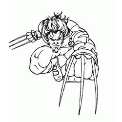 Coloring page: X-Men (Superheroes) #74345 - Printable coloring pages