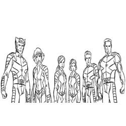 Coloring page: X-Men (Superheroes) #74358 - Free Printable Coloring Pages