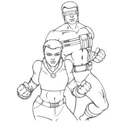 Coloring page: X-Men (Superheroes) #74421 - Free Printable Coloring Pages