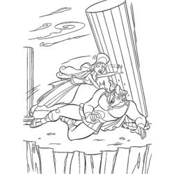 Coloring page: Xena (Superheroes) #84671 - Printable coloring pages
