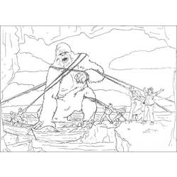 Coloring page: King Kong (Supervillains) #79191 - Free Printable Coloring Pages