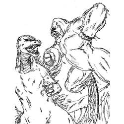 Coloring page: King Kong (Supervillains) #79277 - Free Printable Coloring Pages