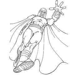 Coloring page: Magneto (Supervillains) #80811 - Printable coloring pages