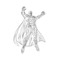 Coloring page: Magneto (Supervillains) #80836 - Printable coloring pages
