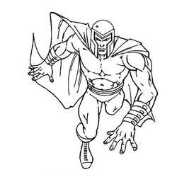 Coloring page: Magneto (Supervillains) #80902 - Printable coloring pages