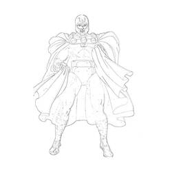 Coloring page: Magneto (Supervillains) #80971 - Printable coloring pages