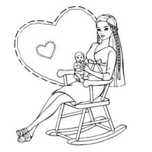 Coloring pages: Barbie - Free Printable Coloring Pages
