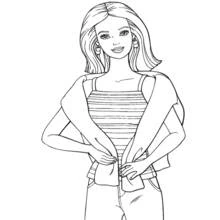 Barbie (Toys and Games) coloring page #27621 to print and color