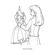 Barbie (Toys and Games) coloring page #27639 to print and color