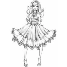 Barbie (Toys and Games) coloring page #27673 to print and color
