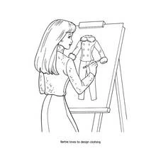 Barbie (Toys and Games) coloring page #27699 to print and color