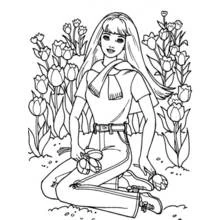 Barbie (Toys and Games) coloring page #27711 to print and color