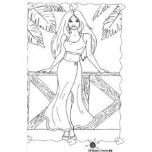Barbie (Toys and Games) coloring page #27794 to print and color