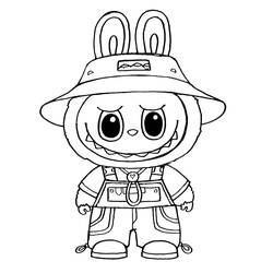 Coloring page: Labubu (Toys and Games) #220820 - Free Printable Coloring Pages