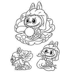 Coloring page: Labubu (Toys and Games) #220823 - Free Printable Coloring Pages