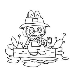 Coloring page: Labubu (Toys and Games) #220824 - Free Printable Coloring Pages